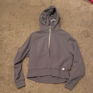 Vuori Gray Hooded Jacket